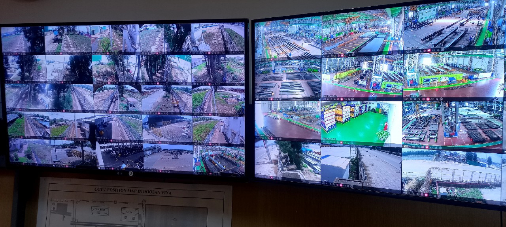 Dịch vụ bảo trì hệ thống CCTV tại nhà máy Doosan Vina, Dung Quất, Quảng Ngãi